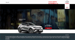 Desktop Screenshot of casacuberta.toyota.es