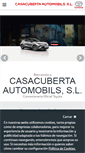 Mobile Screenshot of casacuberta.toyota.es