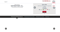 Desktop Screenshot of naymotor.toyota.es