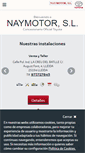 Mobile Screenshot of naymotor.toyota.es