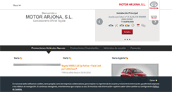 Desktop Screenshot of motorarjona.toyota.es