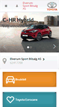 Mobile Screenshot of elverum.toyota.no