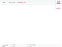 Tablet Screenshot of gol.toyota.no