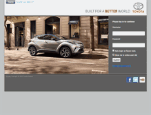 Tablet Screenshot of ccsportal.toyota.ie